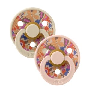 Bibs x liberty 2 pack colour june blossom latex size 1 blush mix
