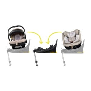 Cosatto Acorn i-Size Rotating Family Bundle Whisper