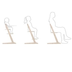 Cybex iris wooden highchair 3in1 set all white (6)