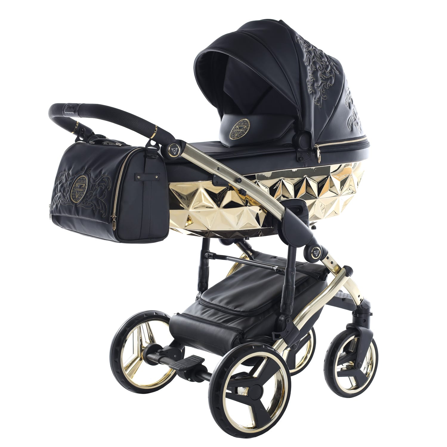 Junama handcraft enzo 2in1 black gold (2)