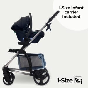 My babiie mb200i 3in1 travel system blue plaid (6)