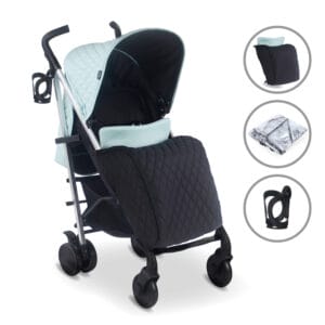 My Babiie MB51 PLUS Stroller - Quilted Aqua