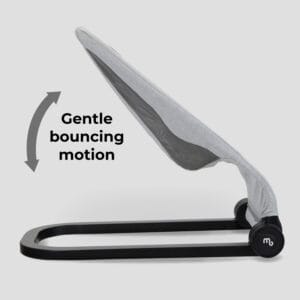 My babiie mbbb05 reclinable baby bouncer grey (4)