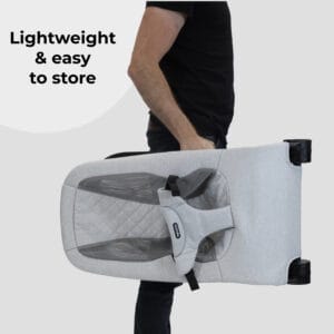 My babiie mbbb05 reclinable baby bouncer grey (5)