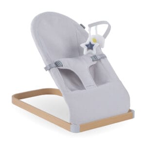 My Babiie MBBB Baby Bouncer with Toy Bar - Grey