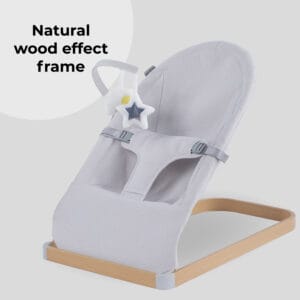 My babiie mbbbb baby bouncer with toy bar grey (3)