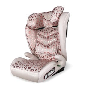 My Babiie MBCS23 Lite i-Size (100-150cm) High Back Booster Car Seat - Blush Leopard