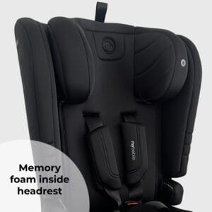 My babiie mbcs50 i size (76 150cm) car seat non isofix black (5)