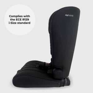 My babiie mbcs50 i size (76 150cm) car seat non isofix black (6)