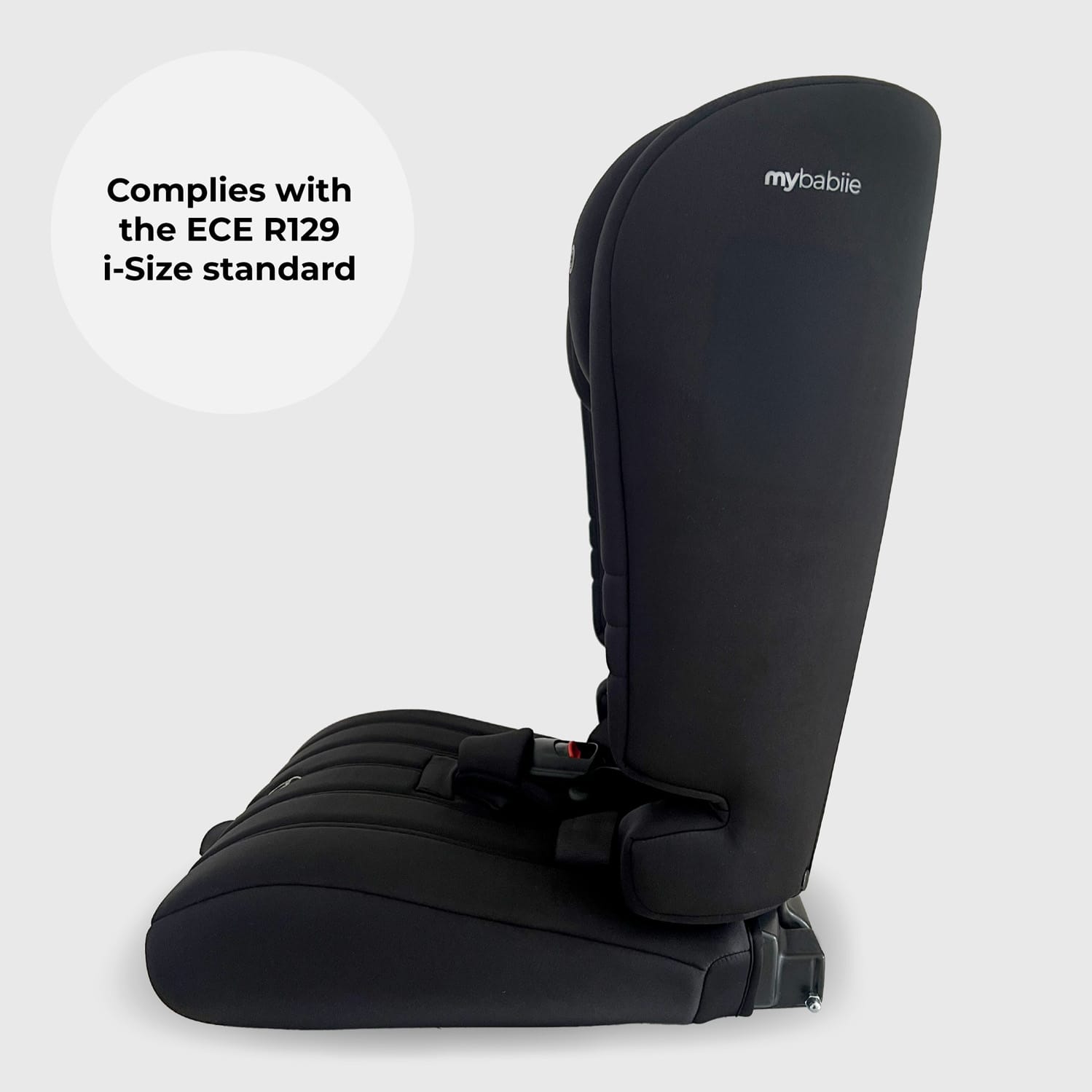 My babiie mbcs50 i size (76 150cm) car seat non isofix black (6)