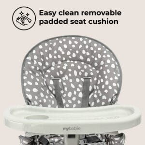 My babiie mbhc1 highchair grey dalmation (4)