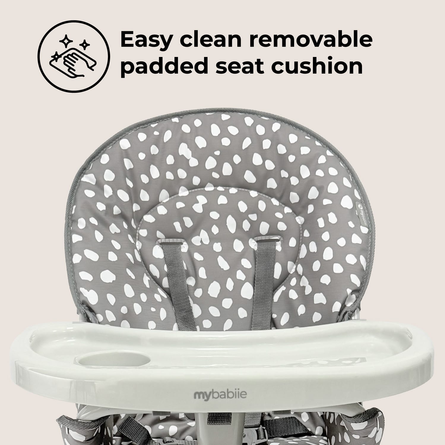 My babiie mbhc1 highchair grey dalmation (4)