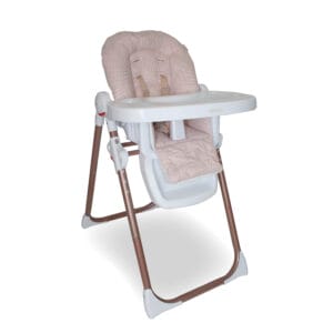 My Babiie MBHC8 Premium Highchair - Rose Gold Blush Tropical