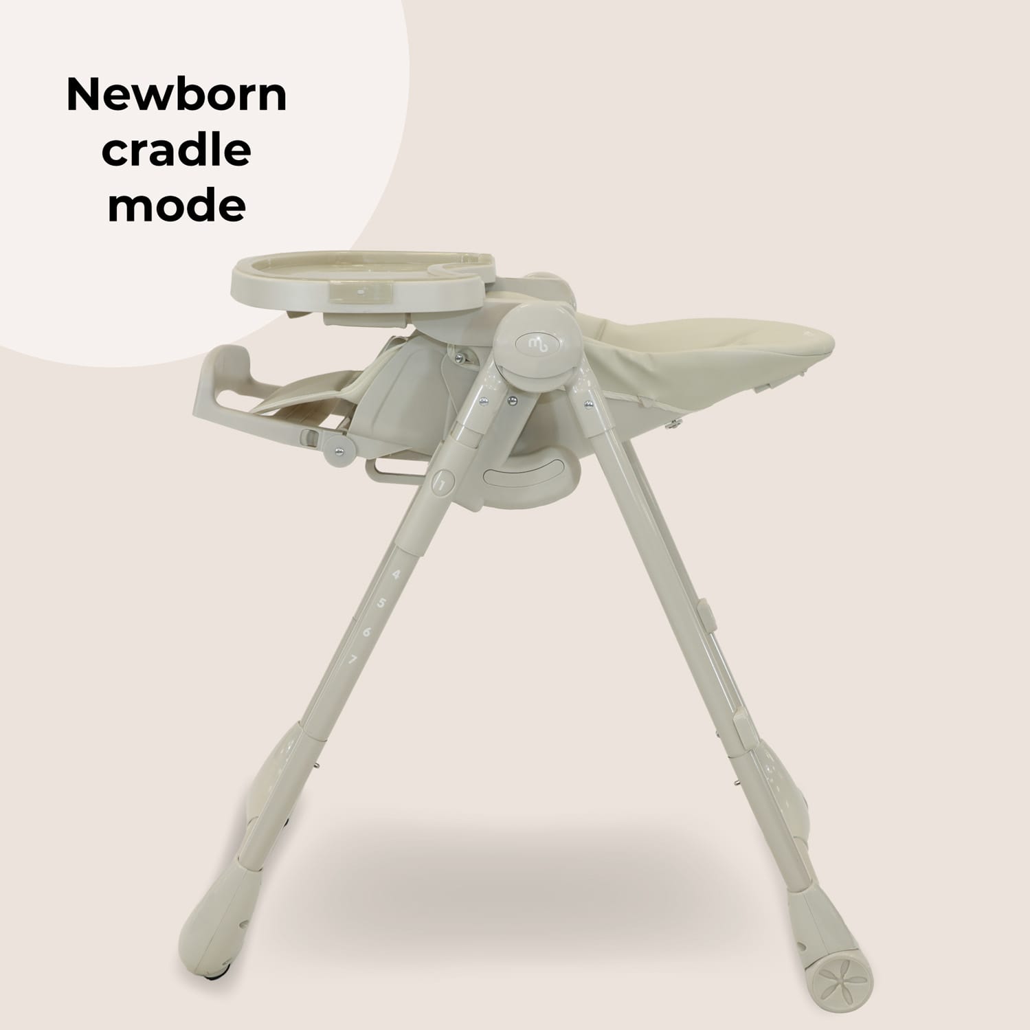My babiie mbhc9 luxe highchair oatmeal (5)