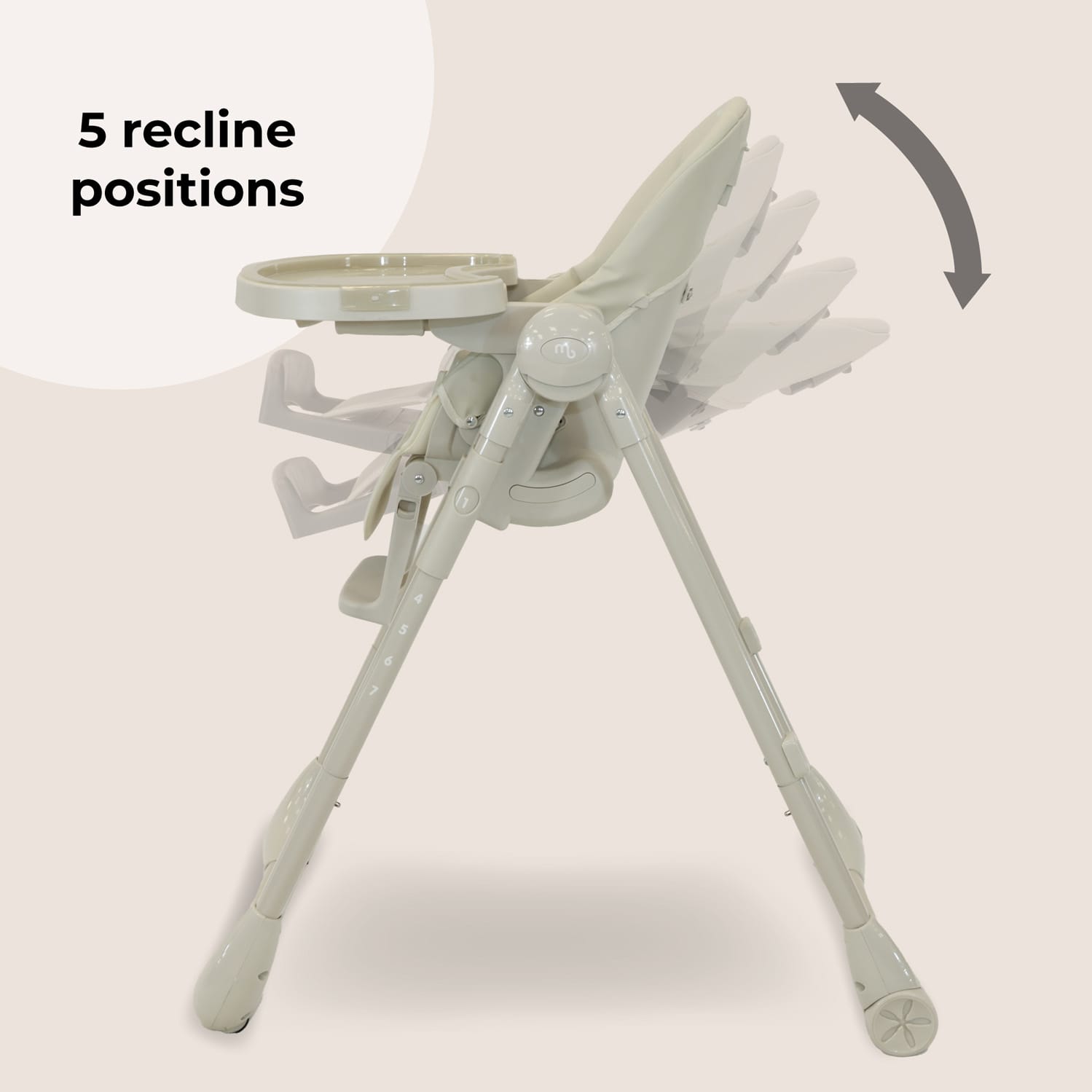 My babiie mbhc9 luxe highchair oatmeal (6)