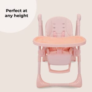 My babiie mbhc9 luxe highchair pink (2)