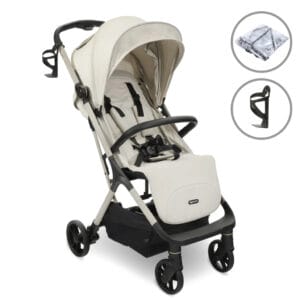 My Babiie MBX7 PLUS Auto-Fold Stroller - Ivory