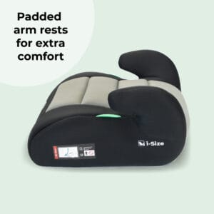 My babiie i size booster lite car seat grey (4)