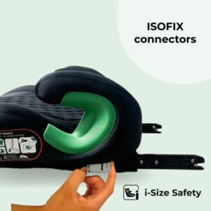 My babiie i size booster max car seat black quilted (3)