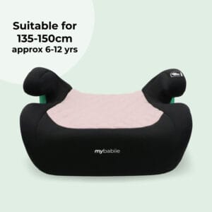 My babiie i size booster max car seat pink quilted (1)
