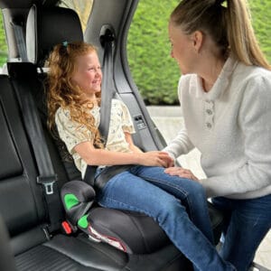 My babiie i size booster max car seat pink quilted (5)