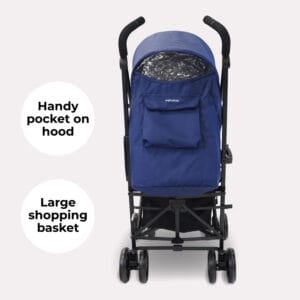 Mybabiee mb02 stroller blue grey (2)