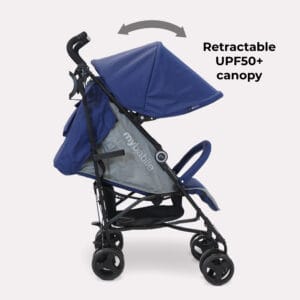 Mybabiee mb02 stroller blue grey plus (1)