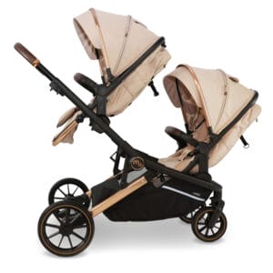 Mybabiee mb33 tandem stroller giraffe (3)