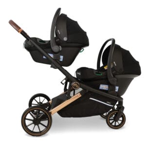 Mybabiee mb33 tandem stroller giraffe (5)