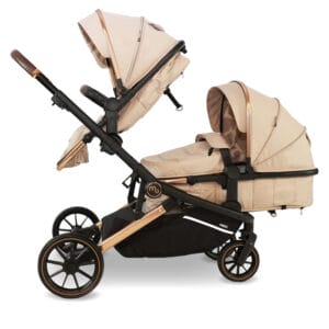 Mybabiee mb33 tandem stroller giraffe (6)