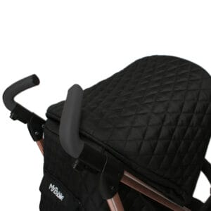 Mybabiee mb51 stroller quilted black plus (1)