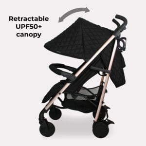 Mybabiee mb51 stroller quilted black plus (12)