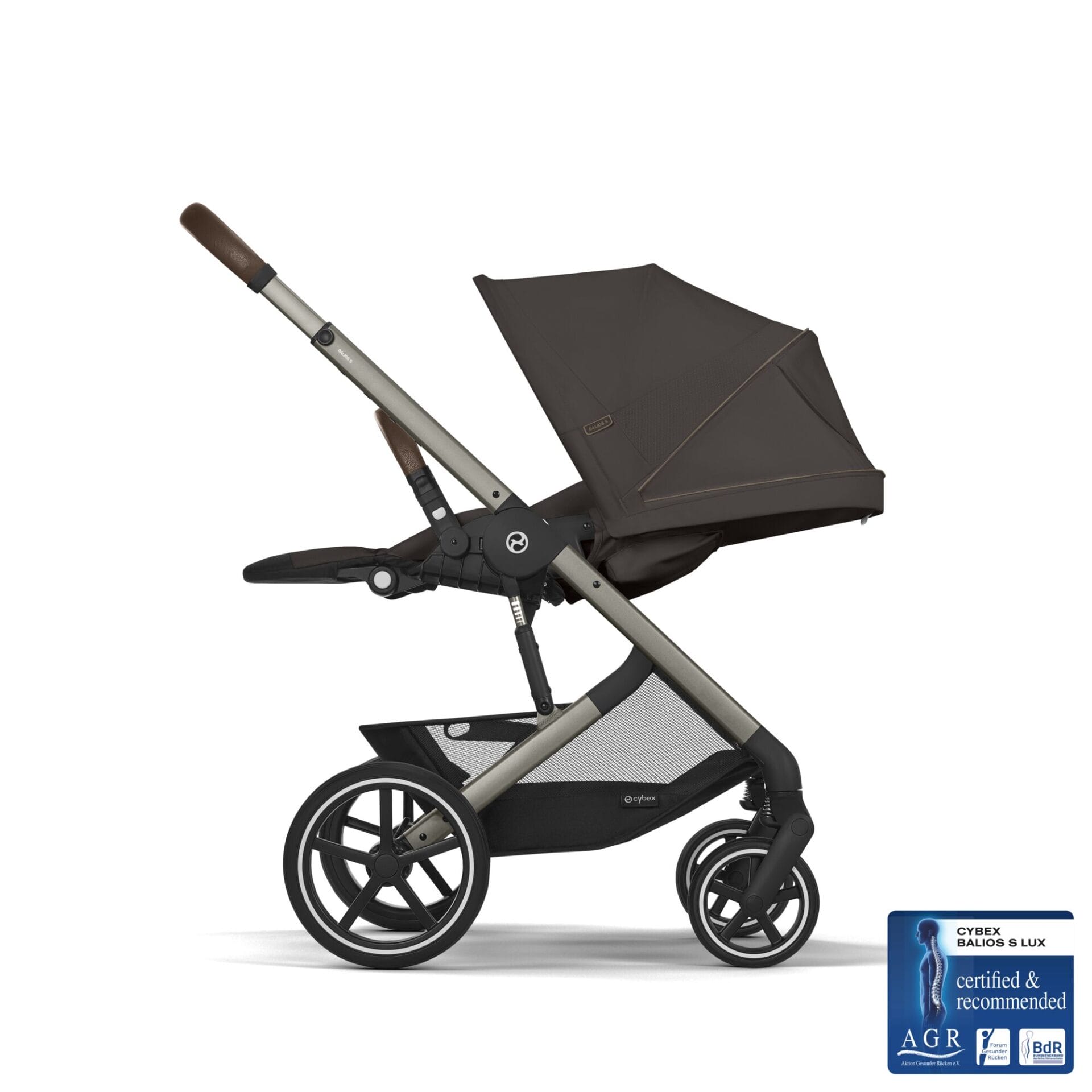 Cybex balios s lux pushchair chocolate brown (5)