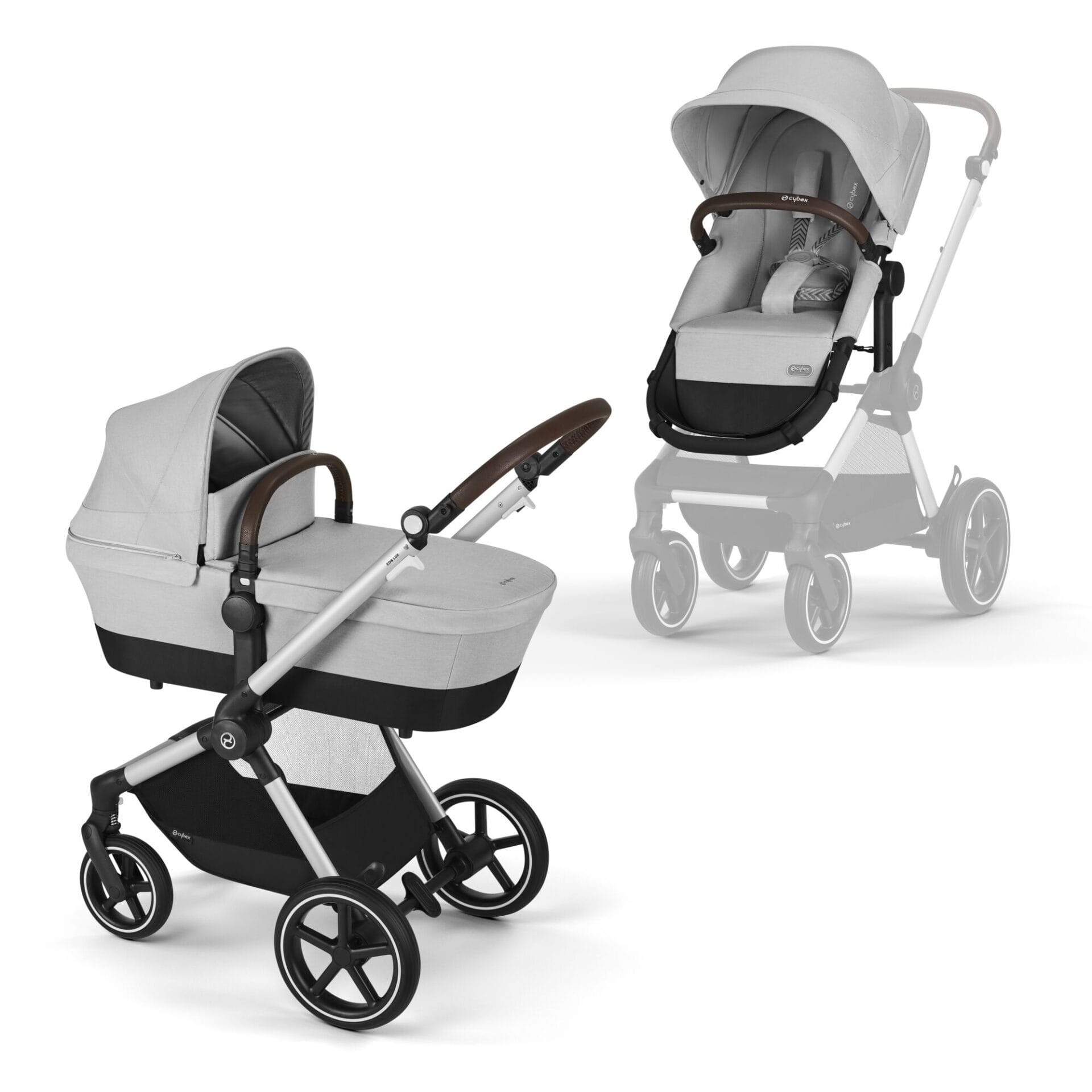 Cybex Eos Lux 2in1 Stroller - Lava Grey