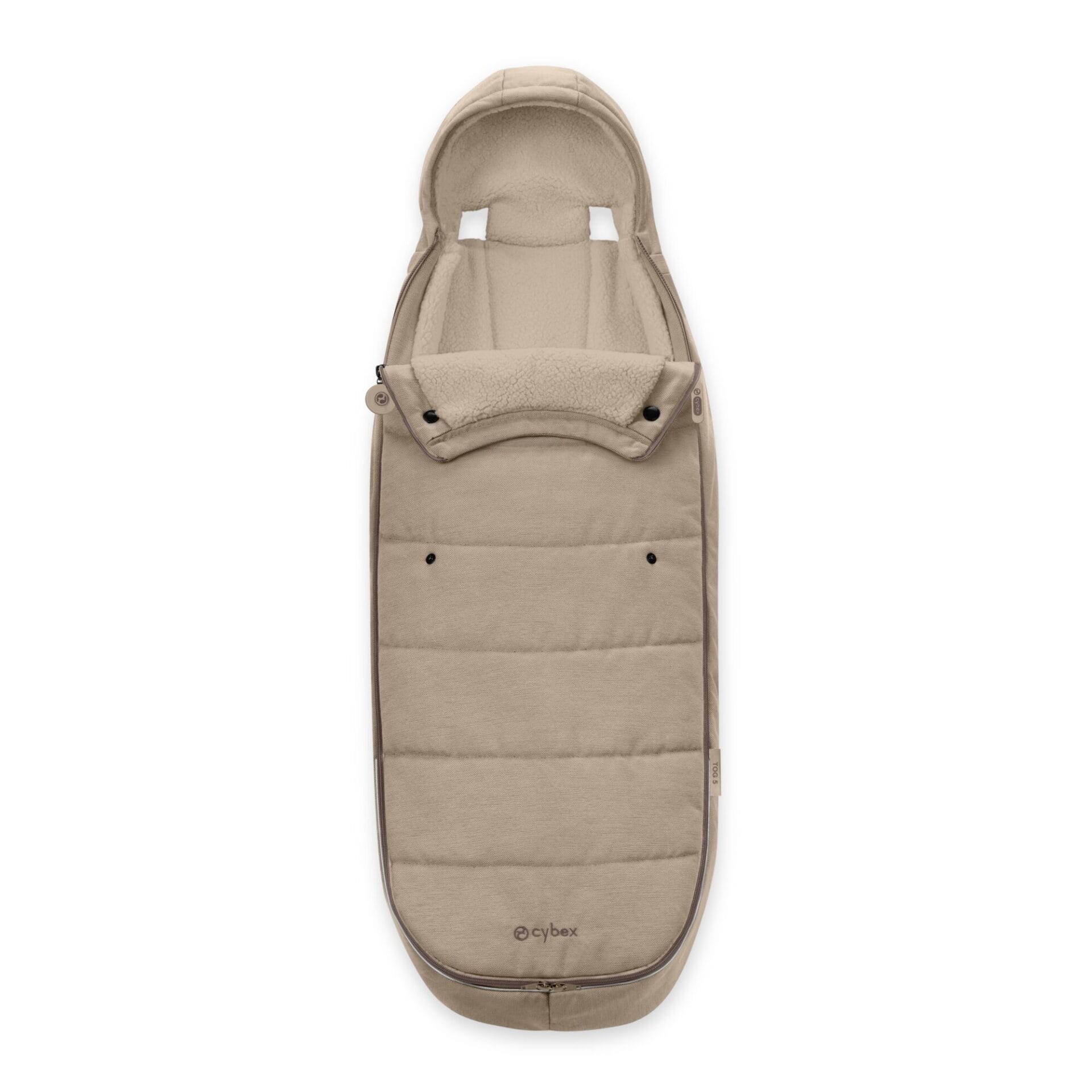Cybex gold footmuff almond beige (1)