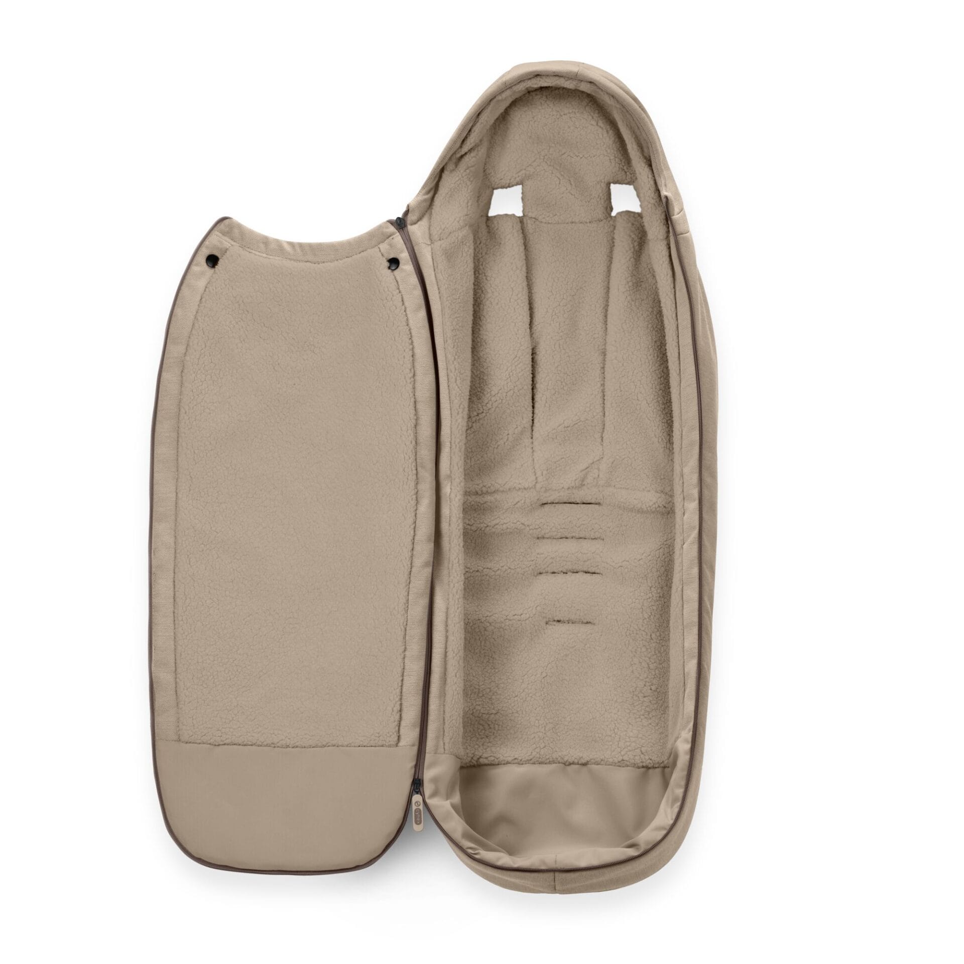 Cybex gold footmuff almond beige (2)