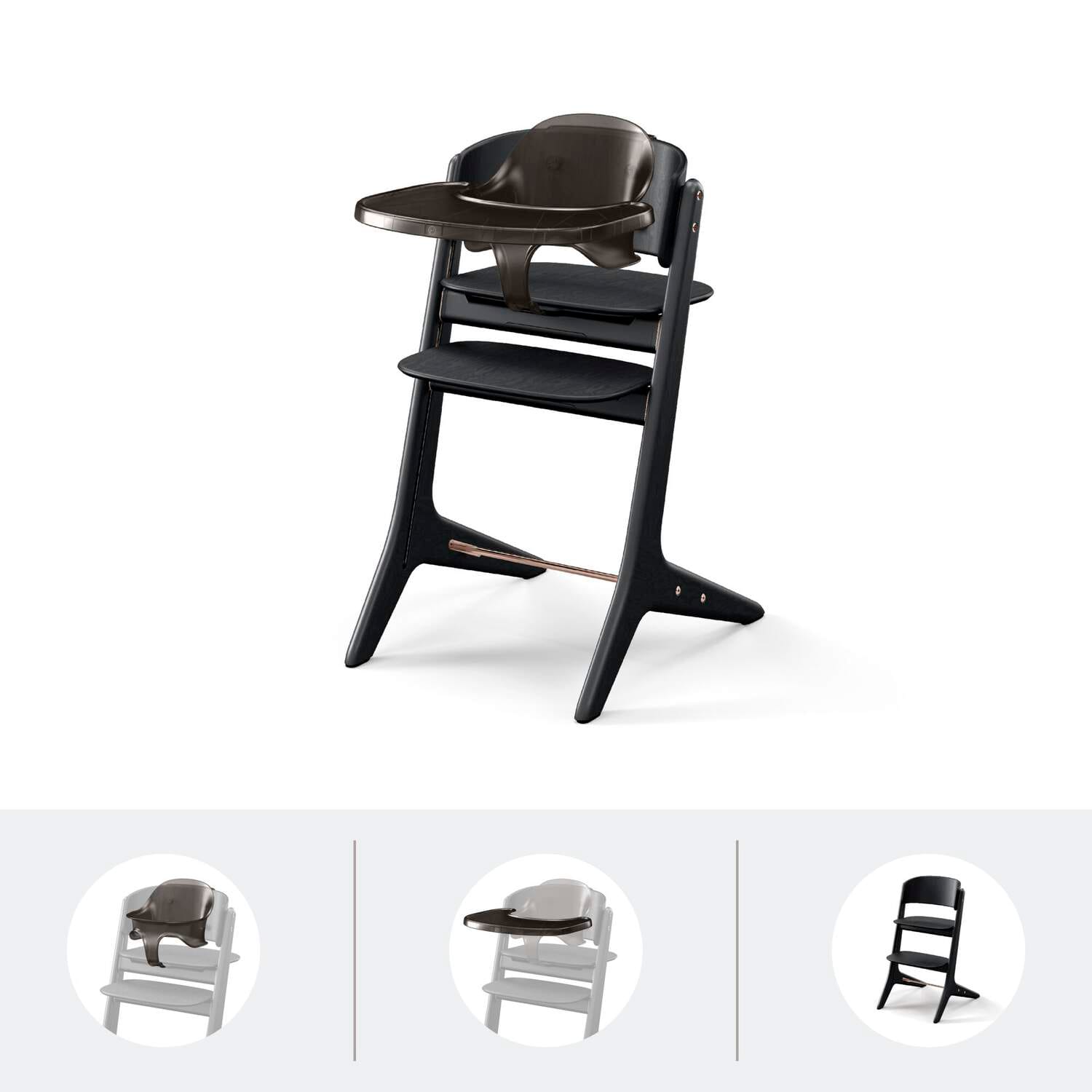 Cybex lemo platinum 3in1 black wood (3)