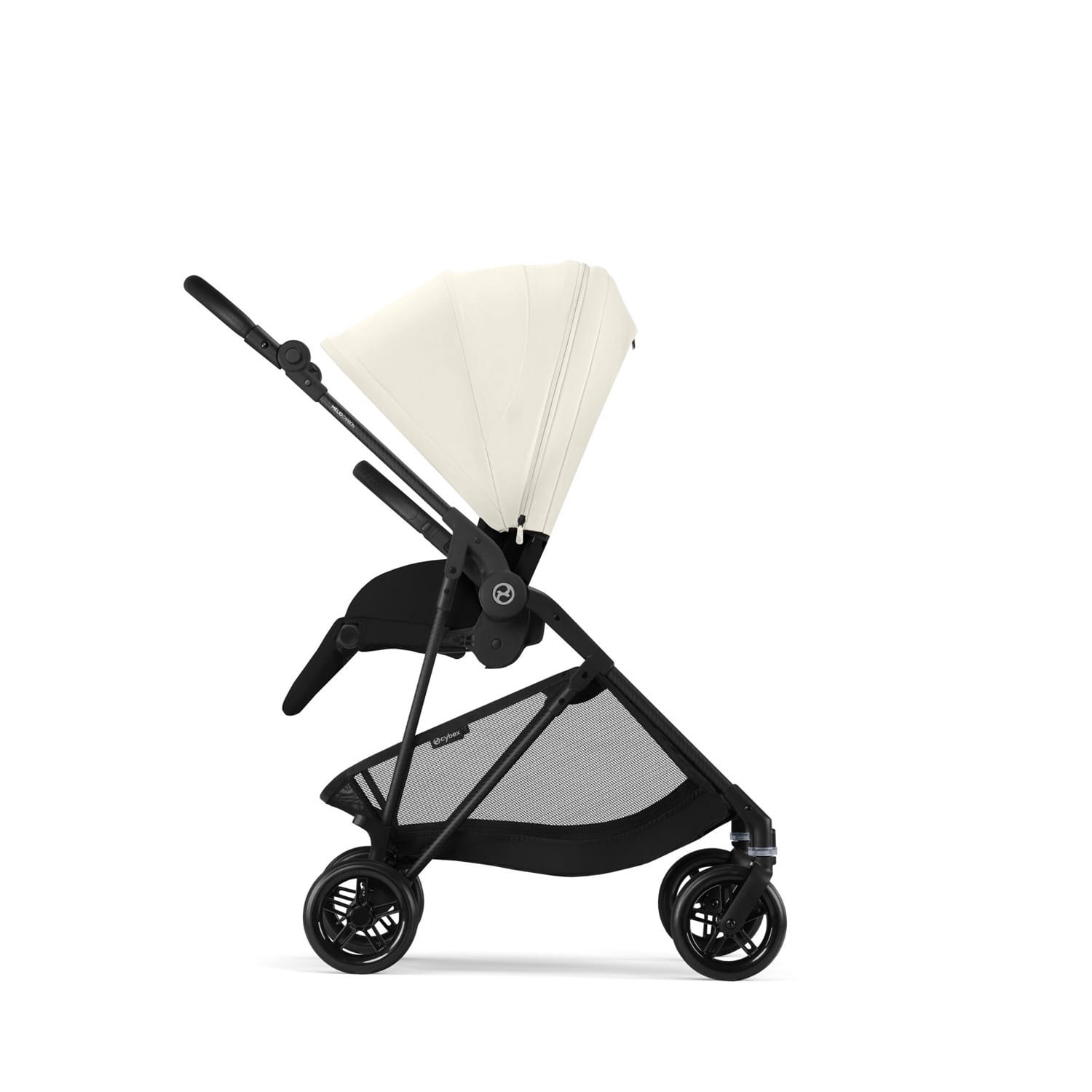 Cybex melio carbon canvas white (1)