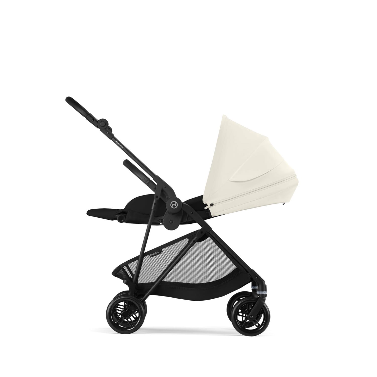 Cybex melio carbon canvas white (3)