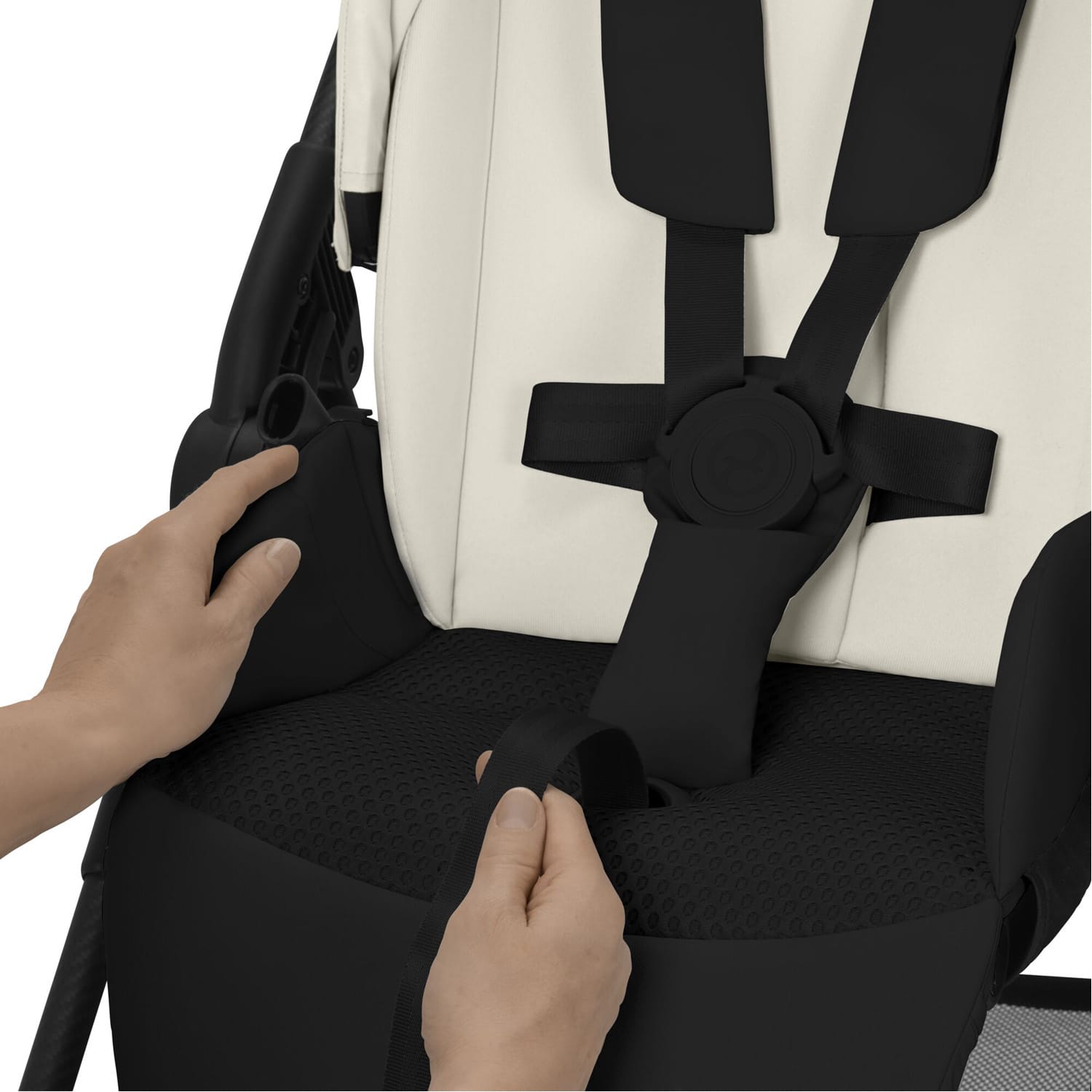 Cybex melio carbon canvas white (8)