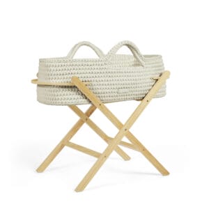 Ickle bubba nova moses basket and stand cloud pine (1)