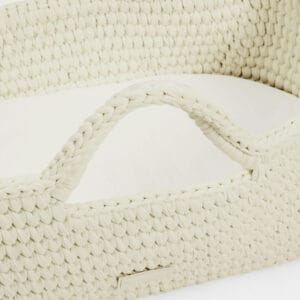 Ickle bubba nova moses basket and stand cloud white (5)