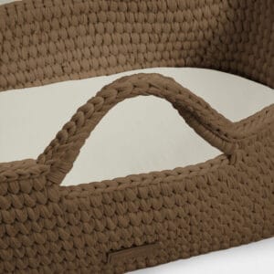 Ickle bubba nova moses basket and stand mocha white (5)