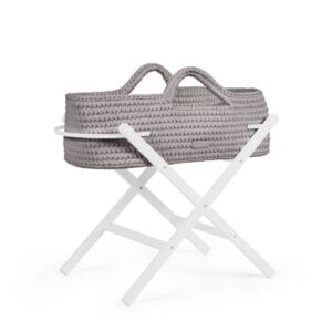 Ickle bubba nova moses basket and stand tawny white (1)