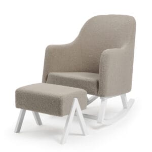 Ickle Bubba Roxby Nursing Chair and Stool - Tawny