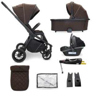 My Babiie MB450i 3in1 Travel System - Chocolate