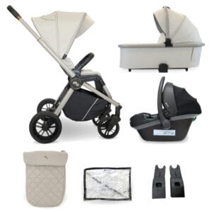 My Babiie MB450i 3in1 Travel System - Ivory