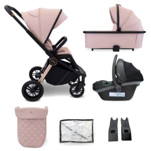 My Babiie MB450i 3in1 Travel System - Pastel Pink