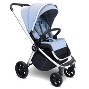 My babiie mb450i 3in1 travel system steel blue (1)