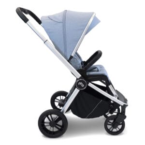 My babiie mb450i 3in1 travel system steel blue (4)
